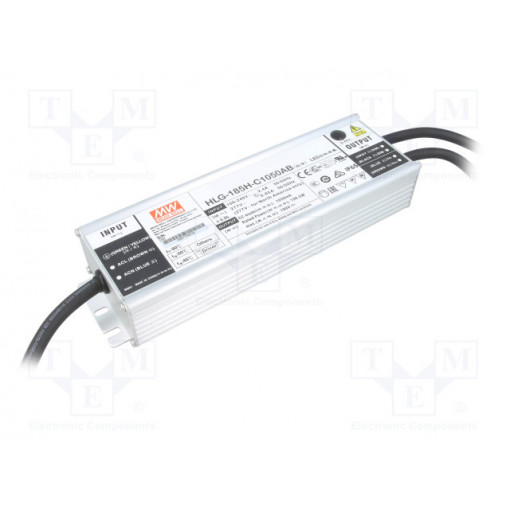 HLG-185H-C1050AB; Power supply: switched-mode; LED; 199.5W; 95÷190VDC; 525÷1050mA; MEAN WELL
