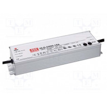 HLG-240H-24A; Power supply: switched-mode; LED; 240W; 24VDC; 22.4÷25.6VDC; 5÷10A; MEAN WELL