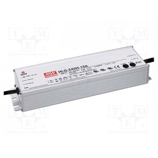 HLG-240H-30A; Power supply: switched-mode; LED; 240W; 30VDC; 28÷32VDC; 4÷8A; IP65; MEAN WELL