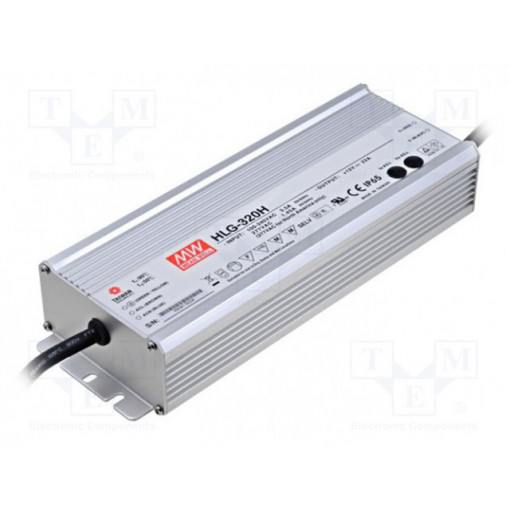 HLG-320H-48A; Power supply: switched-mode; LED; 321.6W; 48VDC; 43÷52VDC; IP65; MEAN WELL