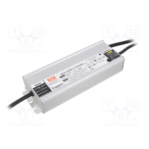 HLG-320H-C1050AB; Power supply: switched-mode; LED; 320.25W; 152÷305VDC; 525÷1050mA; MEAN WELL