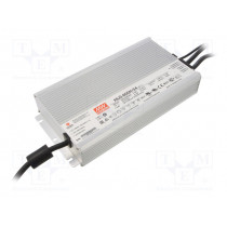 HLG-600H-54; Power supply: switched-mode; LED; 604.8W; 54VDC; 11.2A; 90÷305VAC; MEAN WELL