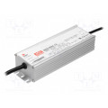 HLG-80H-12; Power supply: switched-mode; LED; 60W; 12VDC; 5A; 90÷305VAC; IP67; MEAN WELL