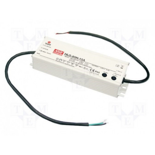 HLG-80H-36A; Power supply: switched-mode; LED; 82.8W; 36VDC; 33÷40VDC; IP65; MEAN WELL