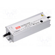HLG-80H-C350A; Power supply: switched-mode; LED; 90W; 128÷257VDC; 210÷350mA; IP65; MEAN WELL