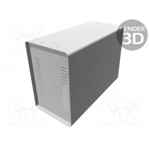 1401K; Enclosure: with panel; vented; 1401; X: 254mm; Y: 356mm; Z: 165mm; HAMMOND 1401K; Enclosure: with panel; vented; 1401; X: 254mm; Y: 356mm; Z: 165mm; HAMMOND