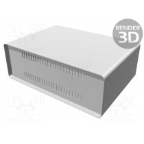 1401P; Enclosure: with panel; vented; 1401; X: 356mm; Y: 254mm; Z: 127mm; HAMMOND