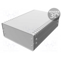 1402FV; Enclosure: with panel; vented; 1402; X: 180mm; Y: 262mm; Z: 79mm; HAMMOND 1402FV; Enclosure: with panel; vented; 1402; X: 180mm; Y: 262mm; Z: 79mm; HAMMOND
