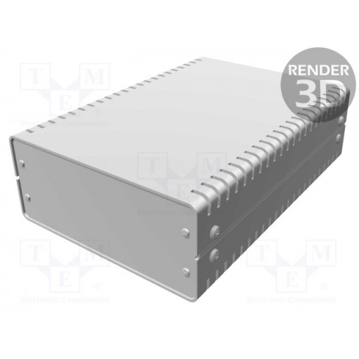 1402FV; Enclosure: with panel; vented; 1402; X: 180mm; Y: 262mm; Z: 79mm; HAMMOND 1402FV; Enclosure: with panel; vented; 1402; X: 180mm; Y: 262mm; Z: 79mm; HAMMOND