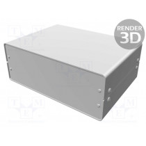 1402H; Enclosure: with panel; 1402; X: 254mm; Y: 185mm; Z: 99mm; aluminium; HAMMOND 1402H; Enclosure: with panel; 1402; X: 254mm; Y: 185mm; Z: 99mm; aluminium; HAMMOND
