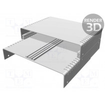 1402HV; Enclosure: with panel; vented; 1402; X: 254mm; Y: 185mm; Z: 99mm; HAMMOND 1402HV; Enclosure: with panel; vented; 1402; X: 254mm; Y: 185mm; Z: 99mm; HAMMOND