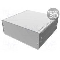 1402KV; Enclosure: with panel; vented; 1402; X: 254mm; Y: 244mm; Z: 99mm; HAMMOND 1402KV; Enclosure: with panel; vented; 1402; X: 254mm; Y: 244mm; Z: 99mm; HAMMOND