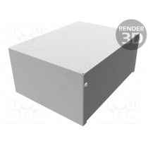 1411R; Enclosure: multipurpose; X: 152mm; Y: 203mm; Z: 89mm; 1411; aluminium; HAMMOND