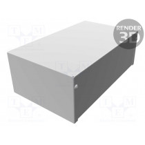 1411UU; Enclosure: multipurpose; X: 152mm; Y: 254mm; Z: 38mm; 1411; aluminium; HAMMOND