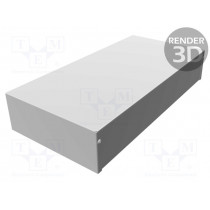 1411Y; Enclosure: multipurpose; X: 203mm; Y: 406mm; Z: 76mm; 1411; aluminium; HAMMOND