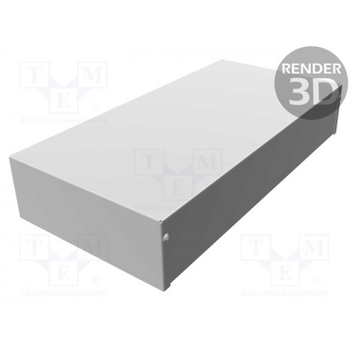 1411Y; Enclosure: multipurpose; X: 203mm; Y: 406mm; Z: 76mm; 1411; aluminium; HAMMOND