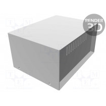 1426M; Enclosure: with panel; vented; 1426; X: 203mm; Y: 152mm; Z: 102mm; HAMMOND