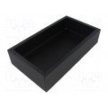 1441-14BK3; Enclosure: enclosure base; X: 127mm; Y: 229mm; Z: 51mm; 1441; steel; HAMMOND
