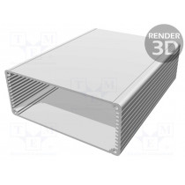 1455Q1602; Enclosure: with panel; 1455; X: 125mm; Y: 160mm; Z: 51mm; aluminium; HAMMOND