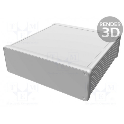 1455T1601BU; Enclosure: with panel; 1455; X: 165mm; Y: 160mm; Z: 51mm; aluminium; HAMMOND
