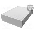 1455T2201RD; Enclosure: with panel; 1455; X: 165mm; Y: 220mm; Z: 51mm; aluminium; HAMMOND 1455T2201RD; Enclosure: with panel; 1455; X: 165mm; Y: 220mm; Z: 51mm; aluminium; HAMMOND