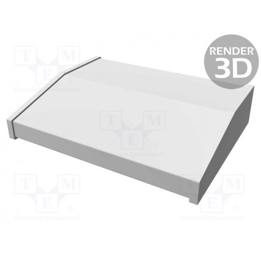 1456PL3WHCWW; Enclosure: desktop; 1456; X: 356mm; Y: 287mm; Z: 76mm; aluminium; HAMMOND