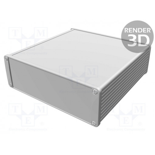 1457T1601E; Enclosure: shielding; X: 165mm; Y: 160mm; Z: 55mm; aluminium; natural; HAMMOND