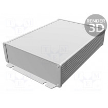 1457T2202E; Enclosure: shielding; X: 165mm; Y: 220mm; Z: 55mm; aluminium; natural; HAMMOND