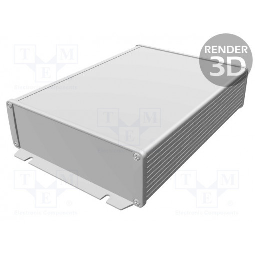 1457T2202E; Enclosure: shielding; X: 165mm; Y: 220mm; Z: 55mm; aluminium; natural; HAMMOND
