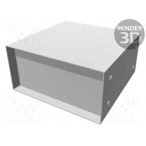 1458C3B; Enclosure: with panel; 1458; X: 152mm; Y: 152mm; Z: 76mm; steel sheet; HAMMOND