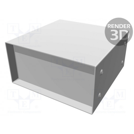 1458C3B; Enclosure: with panel; 1458; X: 152mm; Y: 152mm; Z: 76mm; steel sheet; HAMMOND