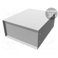 1458VE4B; Enclosure: with panel; 1458; X: 203mm; Y: 254mm; Z: 102mm; blue; HAMMOND