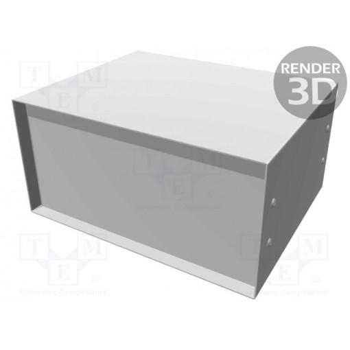 1458VG5; Enclosure: with panel; 1458; X: 254mm; Y: 203mm; Z: 127mm; black; HAMMOND