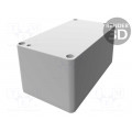 1550Z111BK; Enclosure: multipurpose; X: 65mm; Y: 115mm; Z: 55mm; 1550Z; aluminium; HAMMOND
