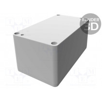 1550Z111BK; Enclosure: multipurpose; X: 65mm; Y: 115mm; Z: 55mm; 1550Z; aluminium; HAMMOND