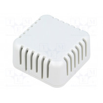 1551V1GY; Enclosure: multipurpose; X: 40mm; Y: 40mm; Z: 20mm; vented; 1551V; ABS; HAMMOND