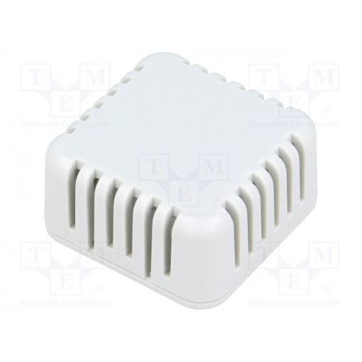 1551V1GY; Enclosure: multipurpose; X: 40mm; Y: 40mm; Z: 20mm; vented; 1551V; ABS; HAMMOND