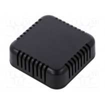 1551V3BK; Enclosure: multipurpose; X: 60mm; Y: 60mm; Z: 20mm; vented; 1551V; ABS; HAMMOND