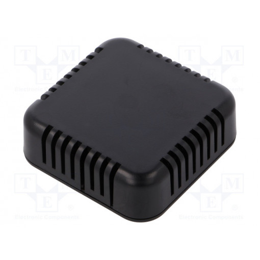 1551V3BK; Enclosure: multipurpose; X: 60mm; Y: 60mm; Z: 20mm; vented; 1551V; ABS; HAMMOND