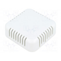 1551V3GY; Enclosure: multipurpose; X: 60mm; Y: 60mm; Z: 20mm; vented; 1551V; ABS; HAMMOND