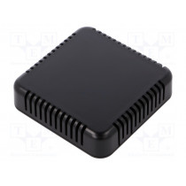 1551V4BK; Enclosure: multipurpose; X: 80mm; Y: 80mm; Z: 20mm; vented; 1551V; ABS; HAMMOND