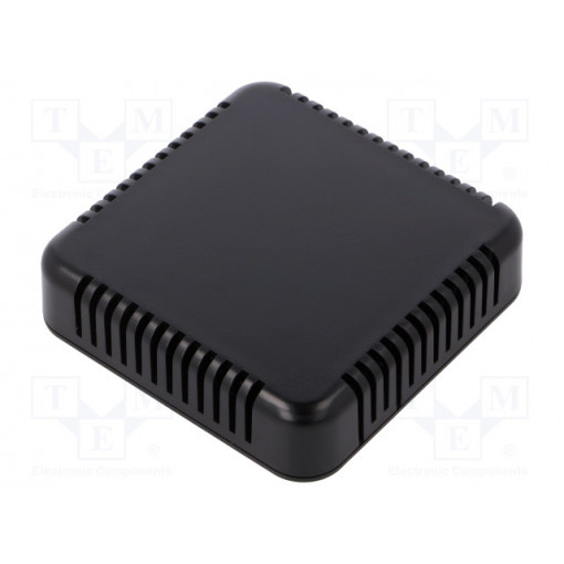 1551V4BK; Enclosure: multipurpose; X: 80mm; Y: 80mm; Z: 20mm; vented; 1551V; ABS; HAMMOND