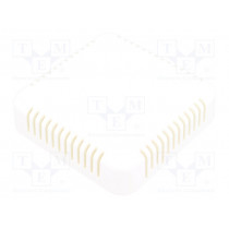 1551V4WH; Enclosure: multipurpose; X: 80mm; Y: 80mm; Z: 20mm; vented; 1551V; ABS; HAMMOND