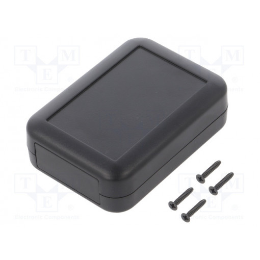 1552C1BK; Enclosure: for remote controller; X: 50mm; Y: 70mm; Z: 22mm; ABS; HAMMOND