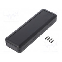 1552C5BK; Enclosure: for remote controller; X: 50mm; Y: 150mm; Z: 22mm; ABS; HAMMOND