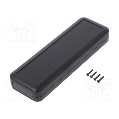1552C5BK; Enclosure: for remote controller; X: 50mm; Y: 150mm; Z: 22mm; ABS; HAMMOND
