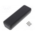 1552D5BK; Enclosure: for remote controller; X: 50mm; Y: 150mm; Z: 30mm; ABS; HAMMOND 1552D5BK; Enclosure: for remote controller; X: 50mm; Y: 150mm; Z: 30mm; ABS; HAMMOND