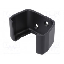 1552DHBK; Wall-mounted holder; Colour: black; HAMMOND