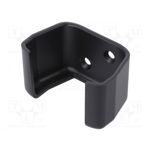 1552DHBK; Wall-mounted holder; Colour: black; HAMMOND 1552DHBK; Wall-mounted holder; Colour: black; HAMMOND