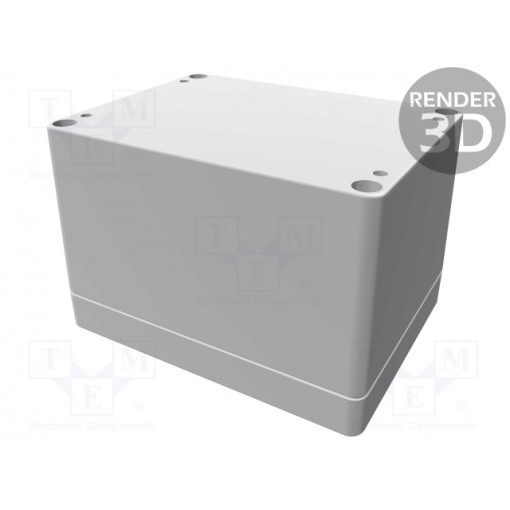 1554G2GY; Enclosure: multipurpose; X: 90mm; Y: 120mm; Z: 80mm; 1554; grey; HAMMOND